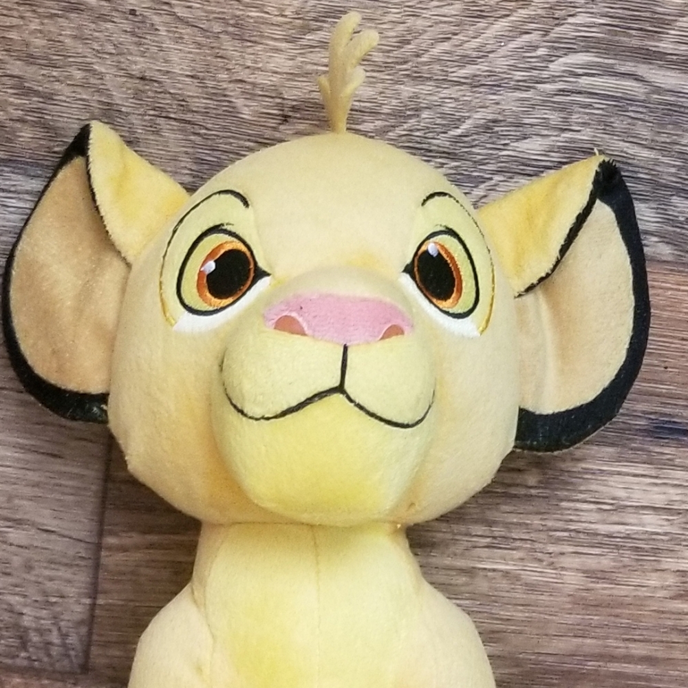 Disney The Lion King Simba Plush Toy Large 14" Very Clean!